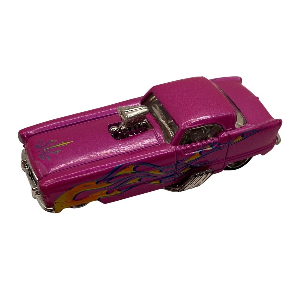 Hot Wheels Metrorail Nash Metropolitan Pink Magenta Flames‎ Classics Series
